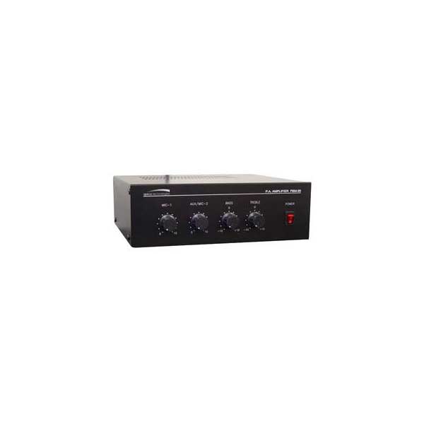 Speco Technologies Public Address (PA) Amplifier (30 Watt, 2 Channel, UL/CSA Certified)