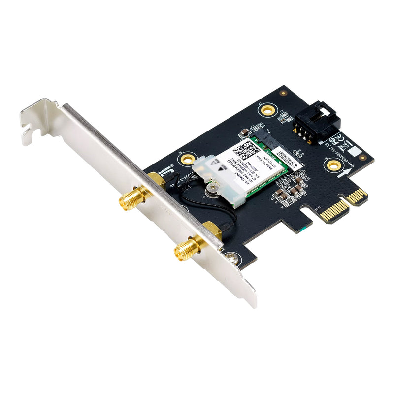 ASUS PCE-AX1800 802.11ax PCIe Dual-Band Wi-Fi 6 Adapter with Bluetooth 5.2