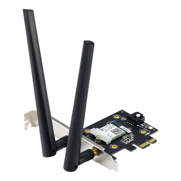 ASUS ASUS PCE-AX3000 802.11ax PCIe Dual-Band Wi-Fi 6 Adapter with Bluetooth 5.0 Default Title
