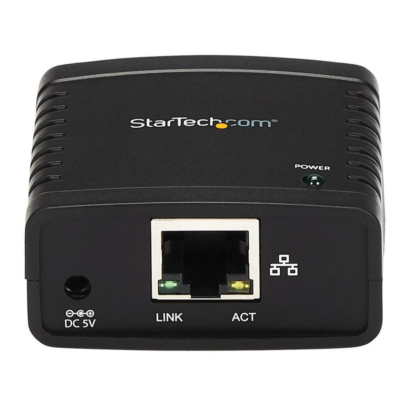 StarTech PM1115U2 10/100Mbps Ethernet to USB 2.0 Network LPR Print Server