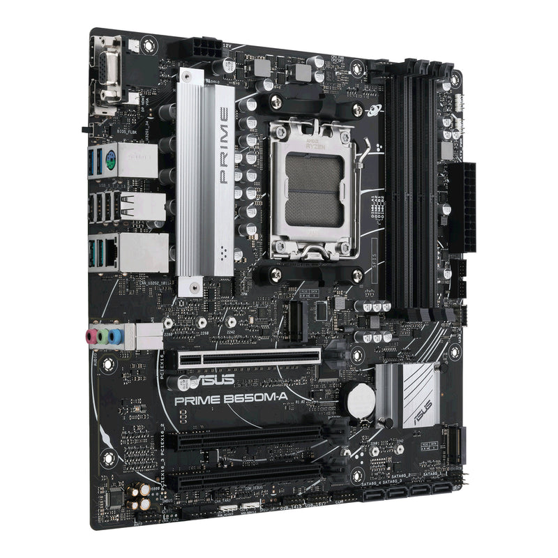 ASUS PRIME B650M-A-CSM AMD Ryzen AM5 DDR5 Micro ATX Desktop Motherboard