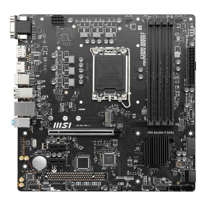 MSi PRO B660M-P DDR4 Pro Series M-ATX Desktop Motherboard