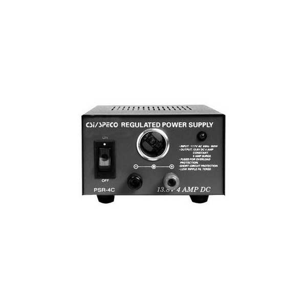 Speco 12V Regulated Power Supply with Cigarette Adapter