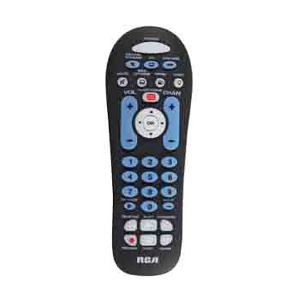 RCA RCA RCR313BR 3-Device Big-Button Universal Remote with Streaming & Dual Navigation (Black) Default Title
