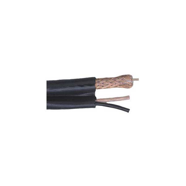 Commodity Cables RG 59/U BC CCTV Siamese Cable 1,000 ft. (75ˆ, 20 AWG, 95% BC, 2 Conductor 18 AWG) Default Title
