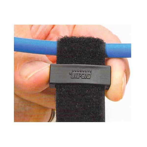 Rip-Tie RLH-095-010-BK 1" x 9.5" Black Rip-Lock CableWrap 10-Pack
