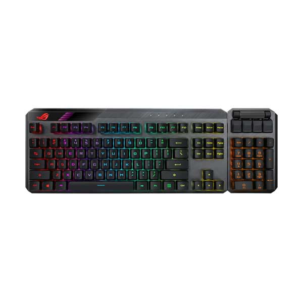 ASUS ASUS ROG CLAYMORE II RD RX RED Optical Mechanical Switch Wired/Wireless Gaming Keyboard with Aura Sync Lighting Default Title
