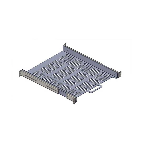Bright Metal Solutions RRS1922-POS 2U 22" Deep Vented Adjustable Pullout Rack Shelf