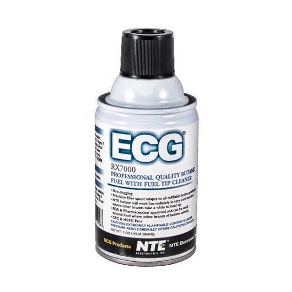 ECG ECG RX7000 5oz Professional Quality Butane Fuel with Fuel Tip Cleaner Default Title
