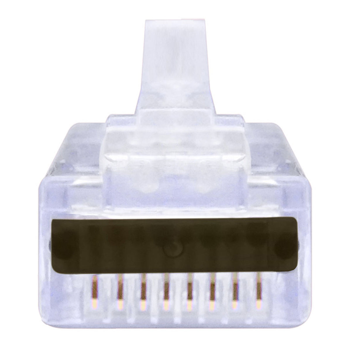 Simply45 S45-1501P CAT5e PROSeries Pass-Through Blue Tint RJ45 Modular Plug 50-Piece