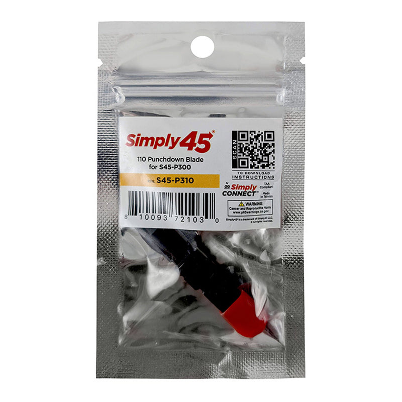 Simply45 S45-P310 110 Style Punchdown Blade