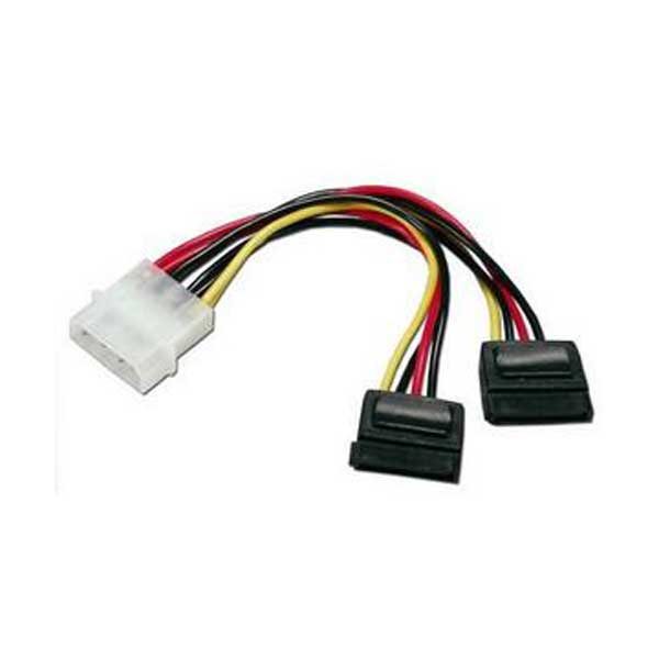 QVS Dual Serial ATA Internal Y Power Cable - 6