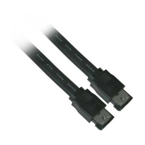 PI Manufacturing eSATA External Data Cable - Black / 6' Default Title

