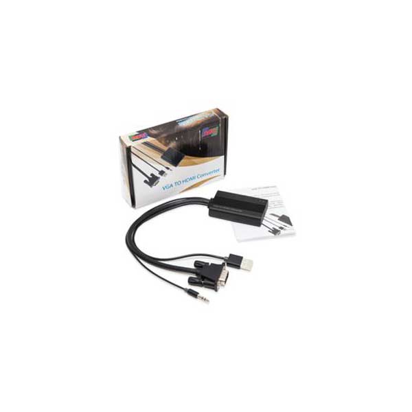 SYBA Plug & Play VGA to HDMI? Converter with Audio Support