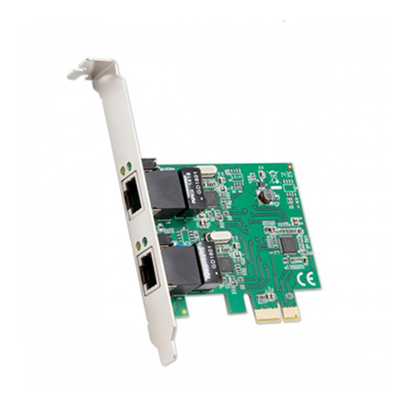 SYBA SD-PEX24041 2-Port Gigabit Ethernet PCI-Express Card