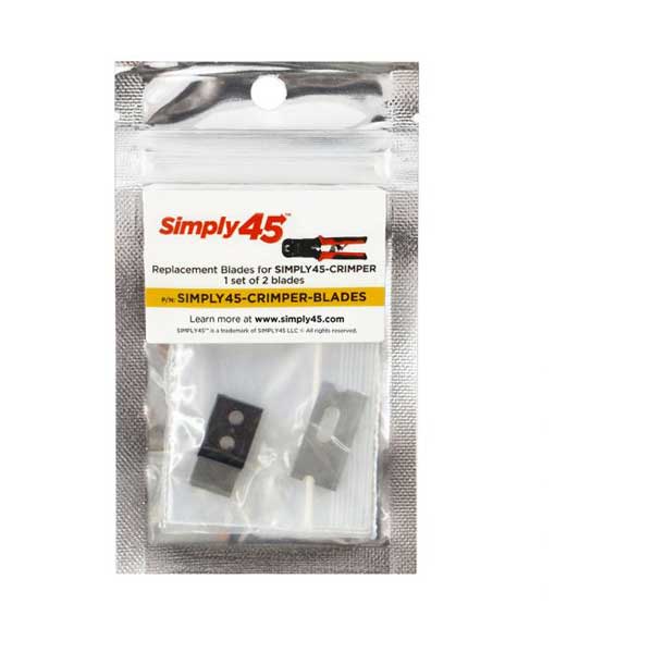 Simply45 Simply45 SIMPLY45-CRIMPER-BLADES Pass Through Crimper Wire Trim Blades - 2pc Bag Default Title
