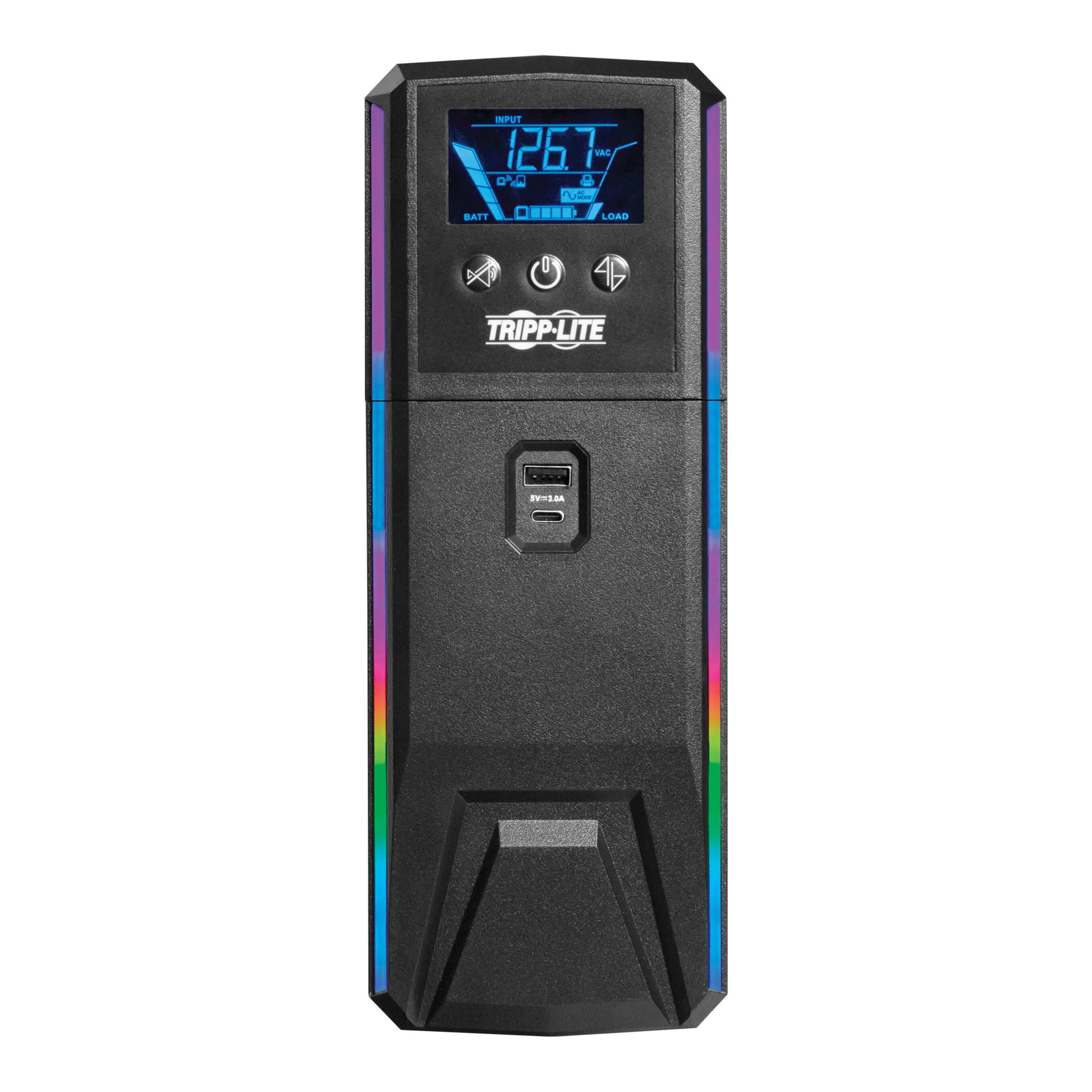 Tripp Lite SMART1500PSGLCD 1500VA 900W 120V Pure Sine Wave Gaming UPS Battery Backup