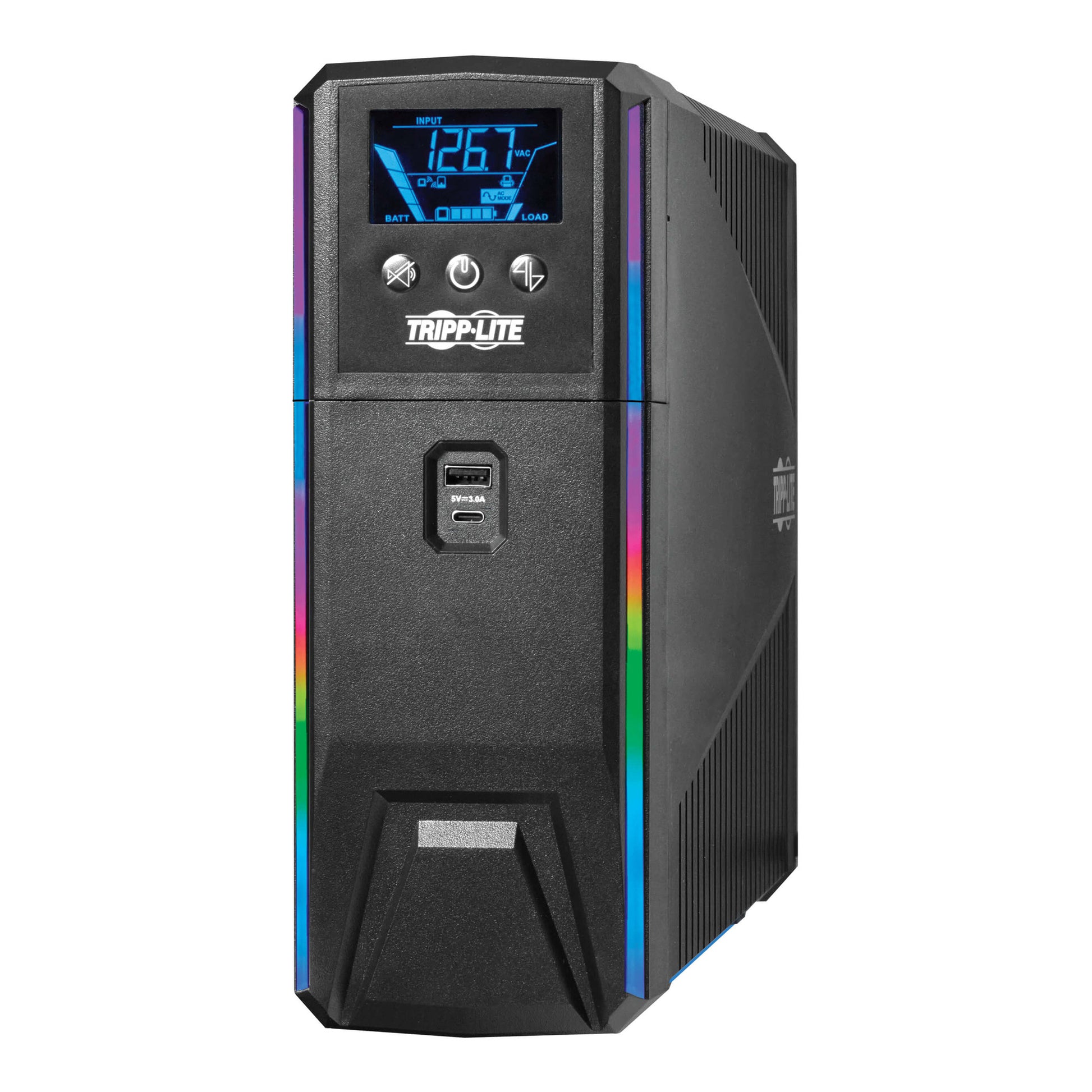 Tripp Lite SMART1500PSGLCD 1500VA 900W 120V Pure Sine Wave Gaming UPS Battery Backup