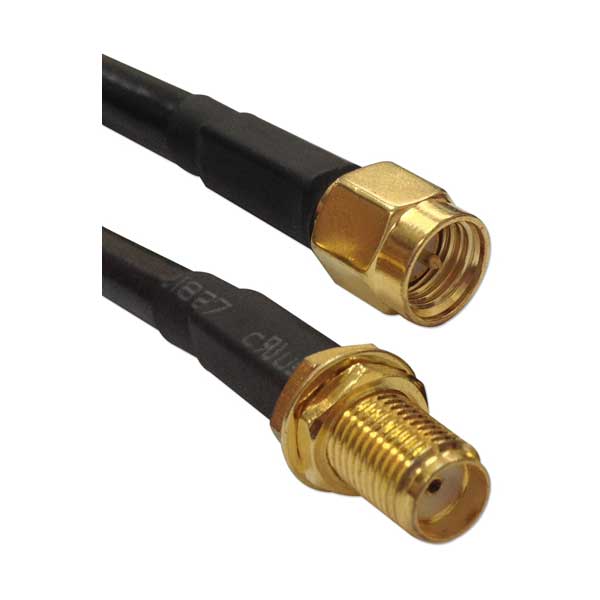 QVS SMAX2-05 5ft Wireless Antenna SMA Extension Cable