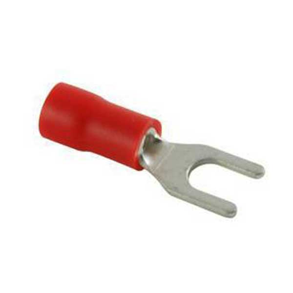 SR Components 22-18 AWG #6 PVC Insulated Block Spade Terminal (Qty:100) Default Title
