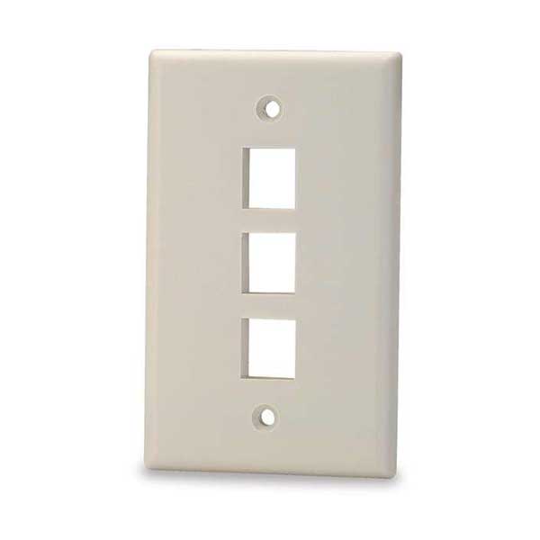 3 PORT WALL PLATE