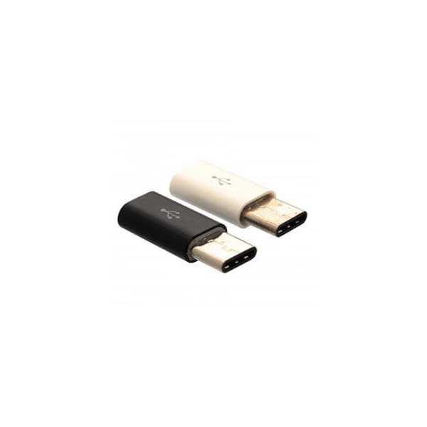 SYBA IOCrest USB 2.0 Micro-B to USB Type-C Adapters (2-Pack)
