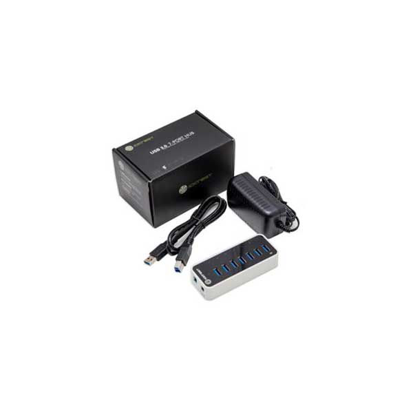 SYBA SY-HUB20152 IOCrest Super Speed 7-Port USB 3.0 Hub with AC Power Adapter