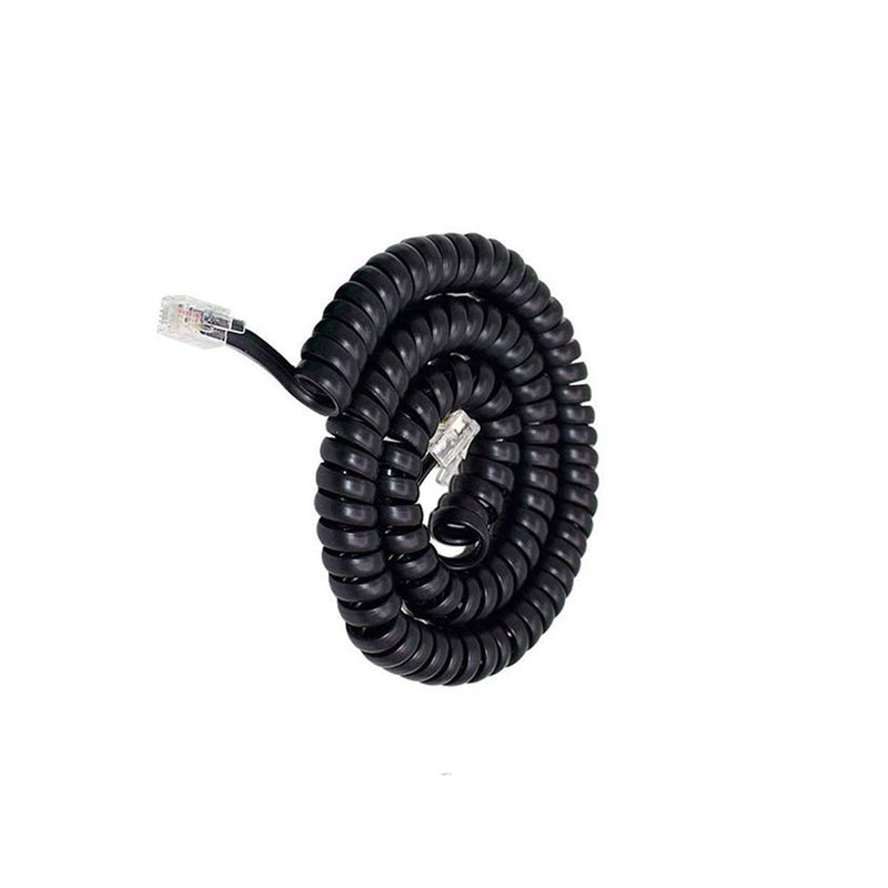 Philmore LKG TEC25MBL 14ft Black Retractile Telephone Handset Cord