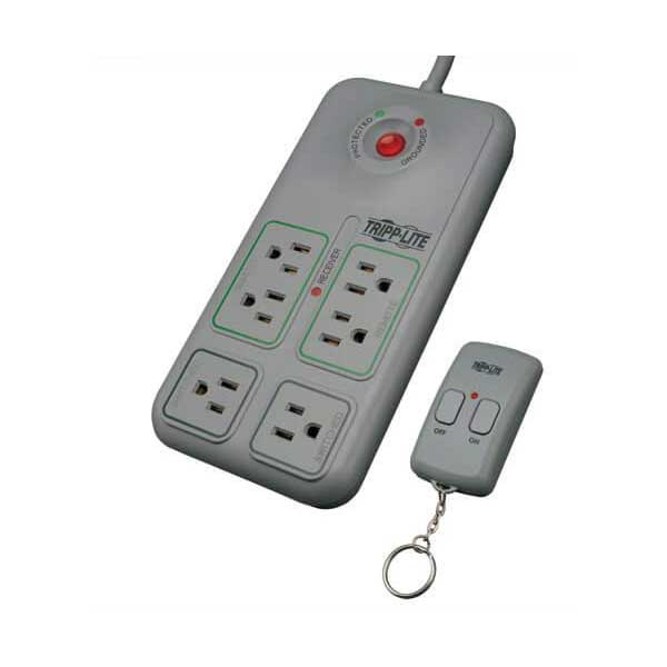 Tripp Lite Eco-Surge 6-Outlet Surge Protector, 6-ft. cord, 2100 Joules, Remote-Controlled
