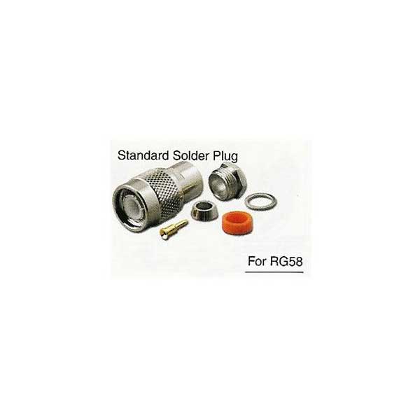 Pan Pacific TNC Male Clamp/Solder Plug for RG-58 Cable Default Title
