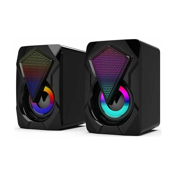 Altex Preferred MFG TopSku TS-RGB-3-5 USB Stereo Computer Speakers with Built-In RGB Lighting Default Title
