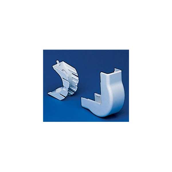 3/4" external corner cover 1" bend radius - White