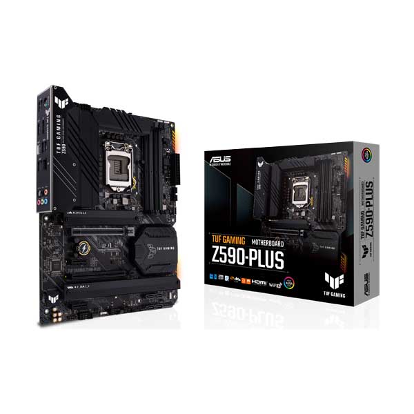 ASUS ASUS TUF GAMING Z590-PLUS Intel Z590 LGA1200 ATX Gaming Motherboard Default Title
