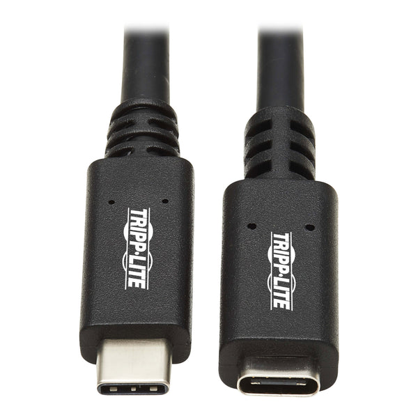 Tripp Lite Tripp Lite U421-003 3ft Black USB 3.2 Gen 1 Male to Female USB-C Extension Cable Default Title
