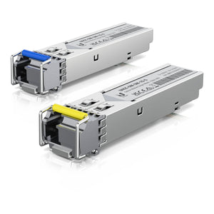 Ubiquiti UACC-OM-SM-1G-S-2 1Gbps Bidirectional Single-Mode Optical Fiber Transceiver Module 2-Pack