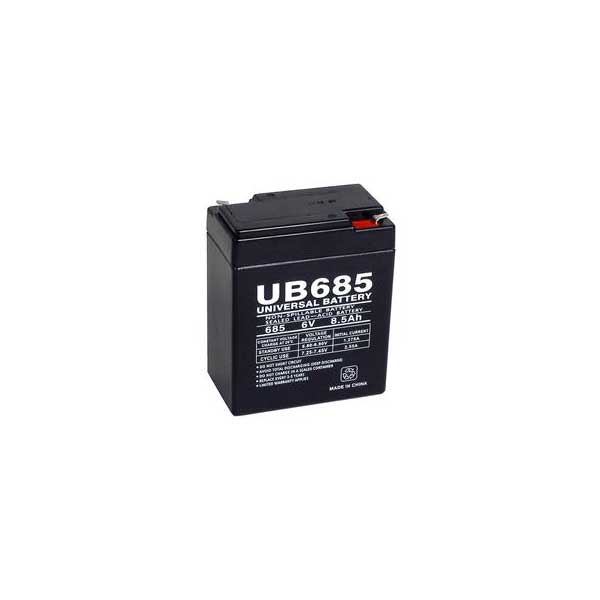 Universal Power Group 6V 8.5Ah Sealed Lead Acid Battery w/ F1 Terminals Default Title
