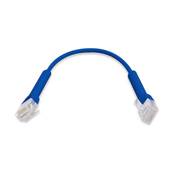Ubiquiti Ubiquiti UC-Patch-RJ45-BL UniFi Cat6 Ethernet Patch Cable, Blue, 8.6 Inch Default Title
