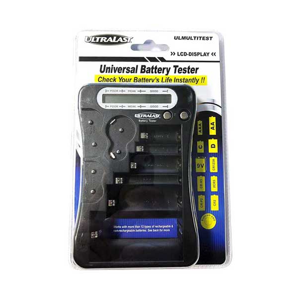 Dantona Industries Dantona ULMULTITEST Ultralast Universal Battery Tester with LCD Display Default Title
