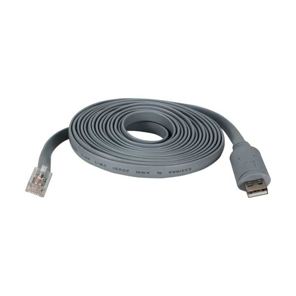 QVS UR-2000M2-RJ45-10 10ft USB to RJ45 Cisco RS232 Serial Rollover Cable