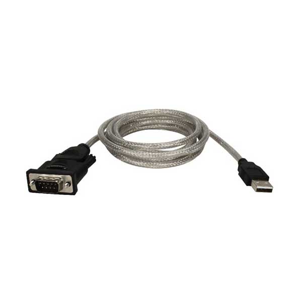 QVS UR-2000M2 6ft USB to DB9 Male RS232 Serial Adaptor Cable