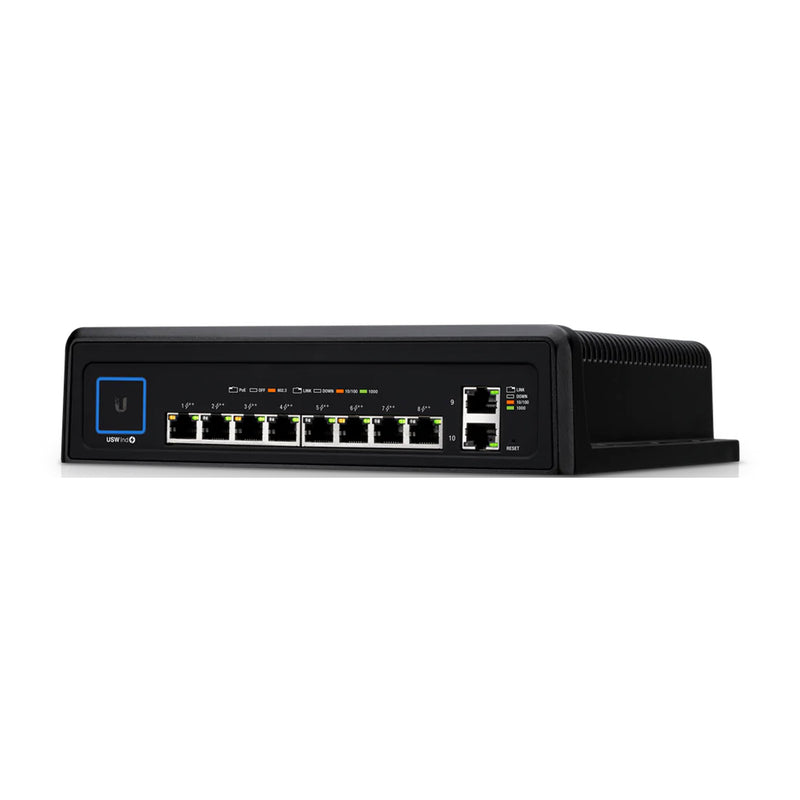 Ubiquiti USW-INDUSTRIAL 10-Port Gigabit Durable UniFi Industrial Switch with High-Power 802.3bt PoE++