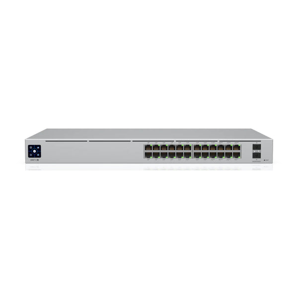 Ubiquiti Ubiquiti USW-PRO-24-POE 24-Port 802.3at/bt PoE Gigabit Switch with Layer 3 Features and SFP+ Default Title
