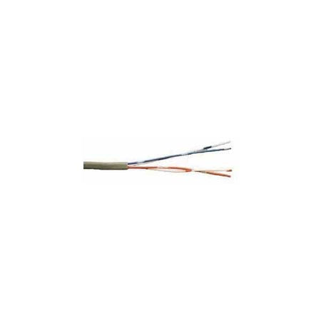 Cat 3 Unshielded PVC 2-Pair Inside Wiring Cable - 1000'