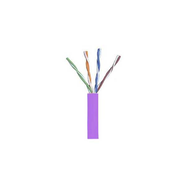 Condumex Purple Cat5e Cable, 24AWG, 4-Pair, 350MHz, Sold By The Foot Default Title
