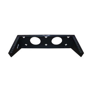 Wavenet VWMB-4U-SW 19" 4U Vertical and Horizontal Wall Mount Bracket with Black Powder Coat