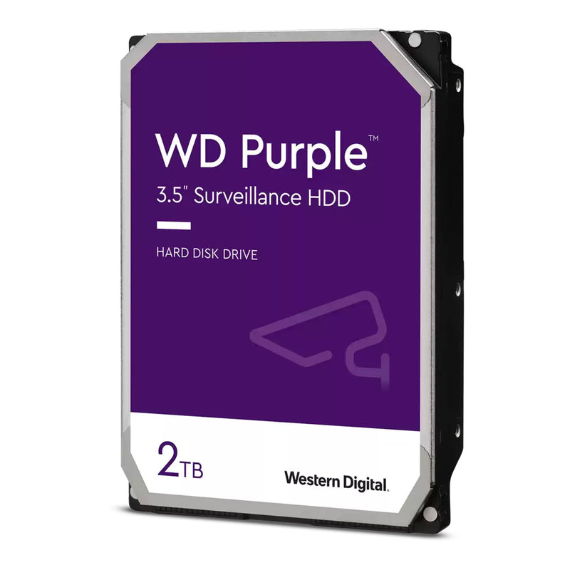 Western Digital WD22PURZ 2TB 256MB Cache 3.5in 5400 RPM SATA 6GB/s WD Purple Surveillance Hard Drive