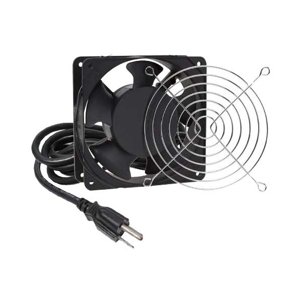 Wavenet WFAN110V 120mm 110VAC 50/60HZ  Rack Fan with Metal Grill Guard and 1.2m 3-Prong Power Cable