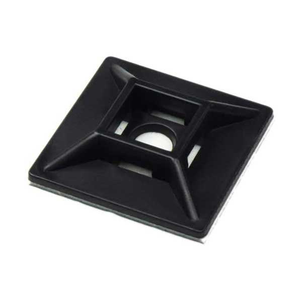 SR Components WM-ABB34 3/4" Mounting Pad with Self Adhesive Backing and Black Base 100-Pack