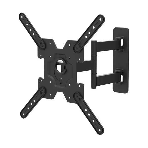 SR Components WMFM2255 22" to 55" Black Full Motion Flat Panel Display TV Mount with Tilt and Swivel
