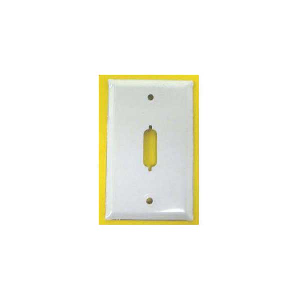 Single Gang Wall Plate with one DB15 Hole